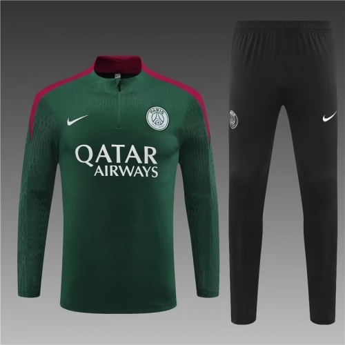 Player Version 2024/25 Paris SG Green Thailand Soccer Uniform-801