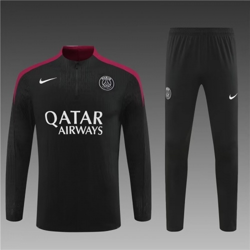 Player Version 2024/25 Paris SG Black Thailand Soccer Uniform-801/411