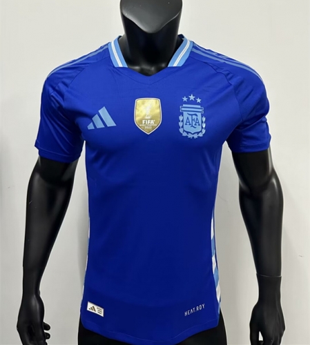 Player Version 2024/2025 Argentina Away Blue Thailand Soccer Jersey AAA-MY/210/308