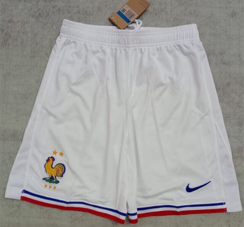 2024/25 France Home White Thailand Soccer Shorts-315