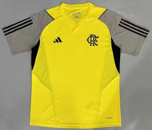 2024/25 CR Flamengo Yellow Thailand Soccer Training Jersey AAA-908