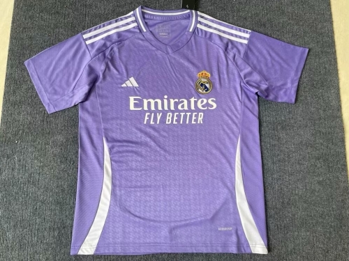 2024/25 Rea Madrid Away Light Purple Thailand Soccer Jersey AAA-312