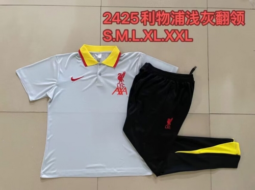 2024/25 Liverpo Light Gray Polo Uniform-815