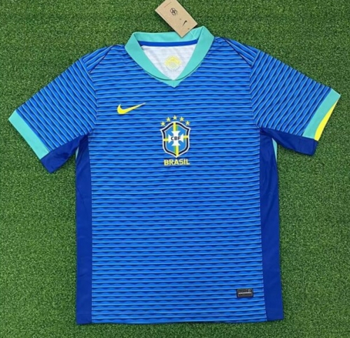 2024/25 Brazil Away Blue Soccer Thailand Jersey AAA-705/416/320