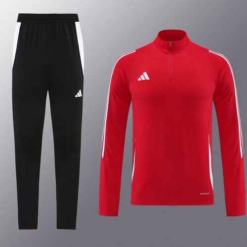 #AB06 Addida Red Tracksuit Uniform-LH