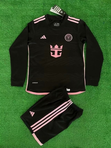 Kids 2024/25 Inter Miami CF Black Kids/Youth Soccer Uniform-1095/507