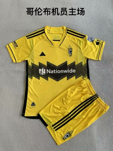 2024/25 Columbus Crew Home Yellow Soccer Uniform-208