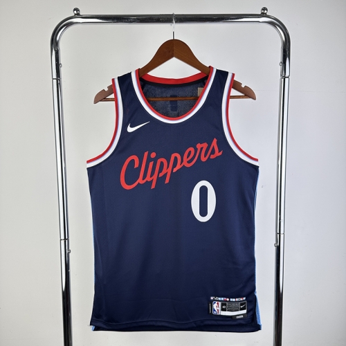 2025 Season Los Angeles Clippers Away Blue #0 Jersey-311