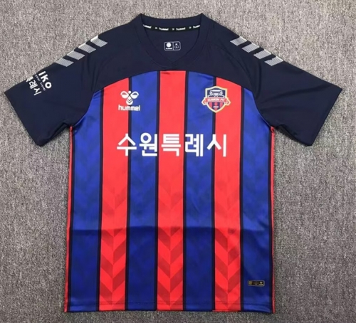 2024/25 Suwon Samsug Bluewings Home Red & Blue Thailand Soccer Jersey AAA-417