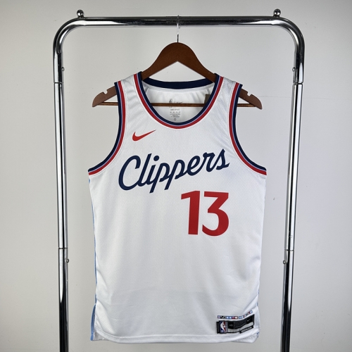 2025 Season Los Angeles Clippers Home White #13 Jersey-311