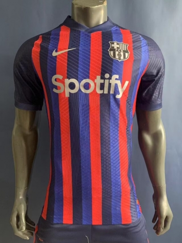 Player Special Version Barcelona Red & Blue Thailand Soccer Jerseys-703