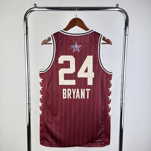 All Star 2024 Season NBA Red #24 Kobe Jersey-311