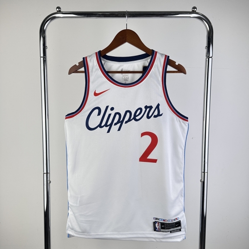 2025 Season Los Angeles Clippers Home White #2 Jersey-311