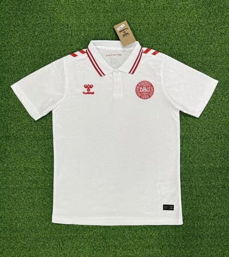 2024/25 Denmark Away WhiteThailand Soccer Jersey AAA-1040/711/320