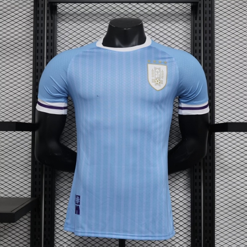 Player Version 2023/24 Uruguay Home Blue Thailand Soccer Jersey AAA-888