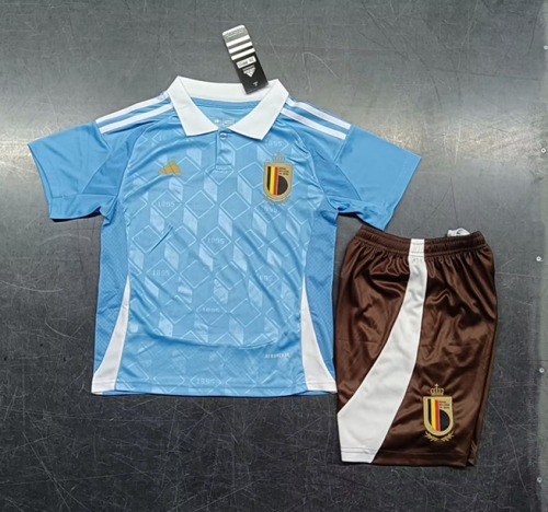 Kids 2024/25 Belgium Away Blue Kids/Youth Soccer Jersey AAA-507/123