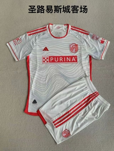 2024/25 Saint Louis City Away White Soccer Uniform-208