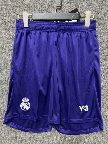 2024-25 Real Madrid Y3 Purple Thailand Soccer Shorts-BLY