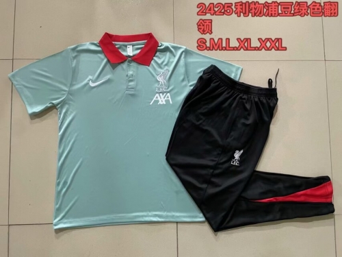 2024/25 Liverpo Light Green Polo Uniform-815