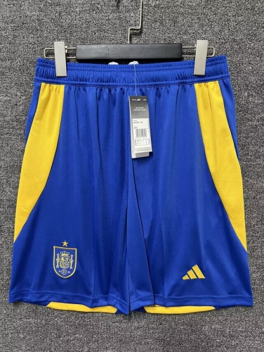 2024/25 Spain Home Blue Thailand Soccer Shorts-315
