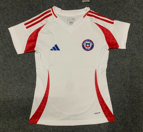 2024/25 Chile Away White Female Thailand Soccer Jersey-36/319
