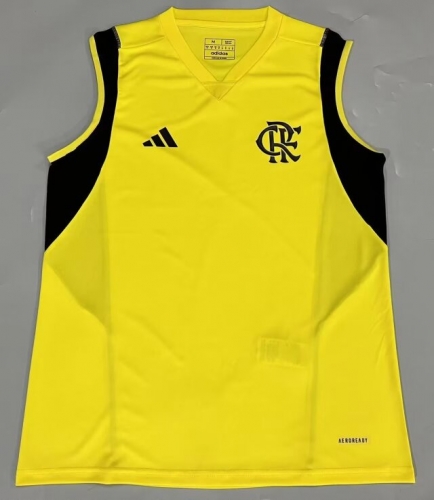 2024/25 CR Flamengo Yellow Thailand Soccer Jersey AAA-908