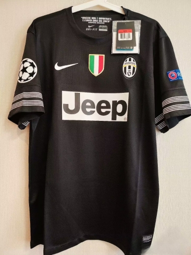 12-13 Retro Version Juventus Away BlacK Thailand Soccer Jersey AAA-1041