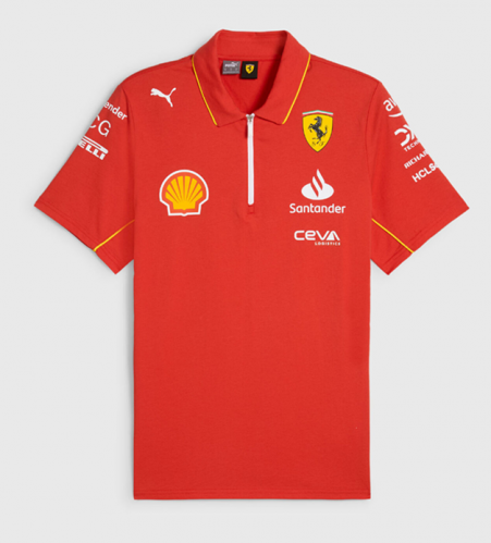 2024 Ferrar Red Formula One Racing Shirts-805