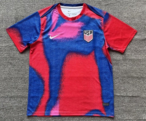 2024/25 USA Red & Blue Thailand Soccer Jersey AAA-SX/47