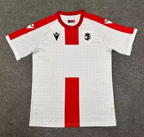 2024/25 Georgia Home White Thailand Soccer Jersey AAA-1040/416/312