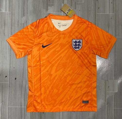 2023-24 European Cup England Goalkeeper 0range Thailand Soccer Jersey AAA-47/JM/SX