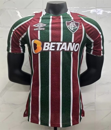 Player Version 2024/25 Fluminense FC Home Red & Green Thailand Soccer Jersey AAA-908