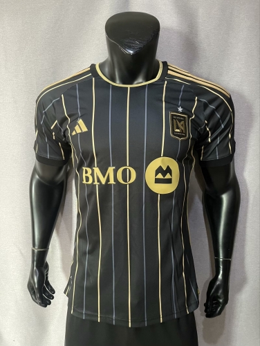 Player Version 2024/25 Los Angeles FC Home Black Thailand Soccer Jersey AAA-308