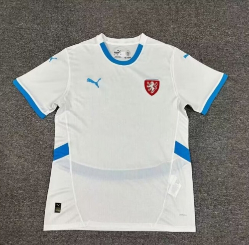 2024/25 Czech Republic Away White Thailand Soccer Jersey AAA-1040/47/416