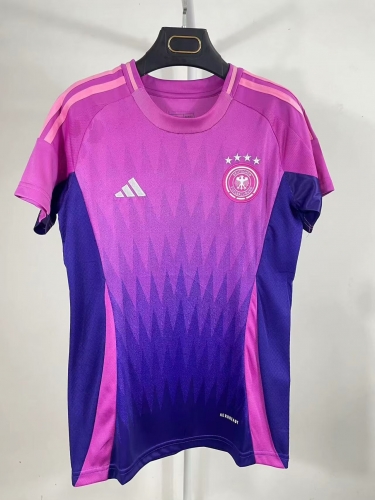 2024/25 Germany Away Pink & Blue Female Thailand Soccer Jersey AAA-SH
