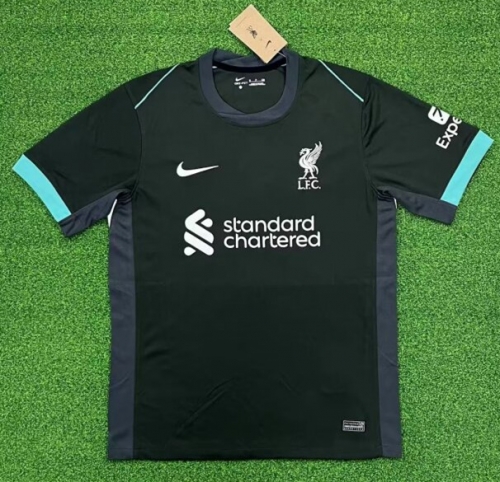 Fans Version 2024/25 Liverpool Away Gray & Black Thailand Soccer Jersey AAA-705/320/416