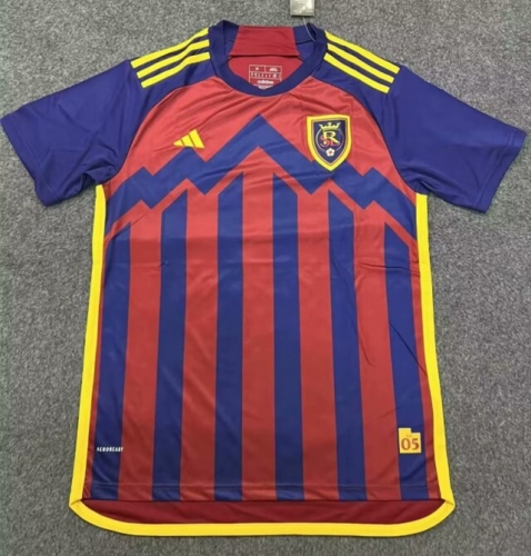 2024/25 Real Salt Lake Red Thailand Soccer Jersey AAA-47