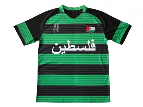 2024/25 Retro Version Palestino Black& Green Thailand Soccer Jersey AAA-38