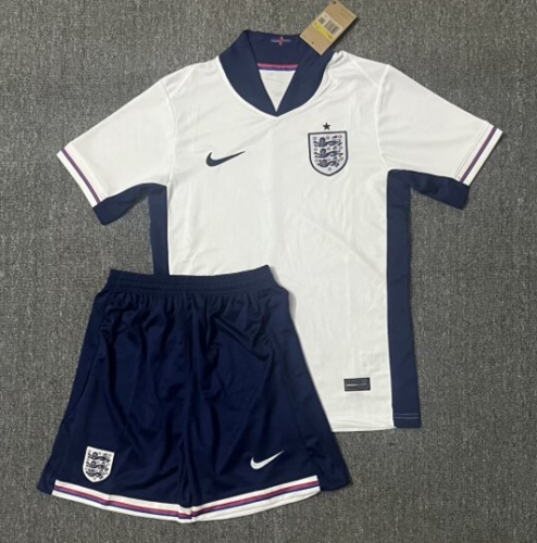 2024-25 England Home White Soccer Uniform-36/530/302