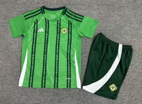 Kids 2024/25 Northern Ireland Home Green Kids/Youth Soccer Uniform-1040/208