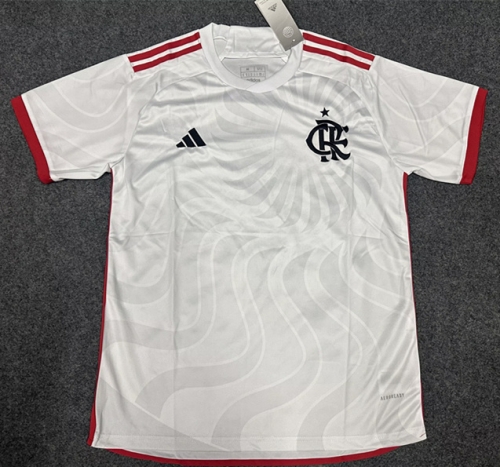 2024/25 CR Flamengo Away White Thailand Soccer Training Jerseys-1095/36