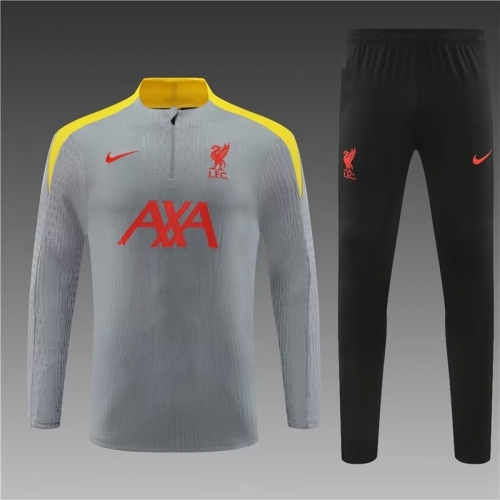 Player Version 2024/25 Liverpool Light Dray Soccer Tracksuit Uniform-801