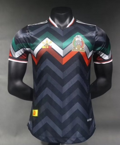 Player Version 2024/25 Mexico Black & Dray Thailand Soccer Jersey AAA-703
