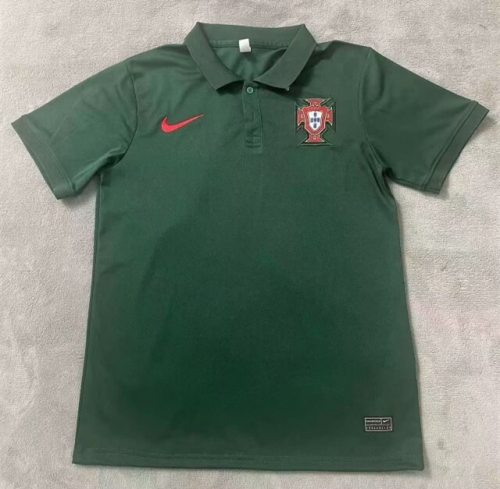 2023/24 Portugal Dark Green Thailand Polo Shirts-BY
