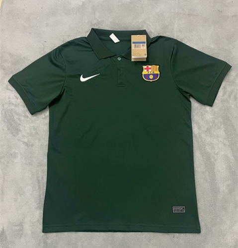 2024/25 Barcelona Dark Green Polo Shirts-1095