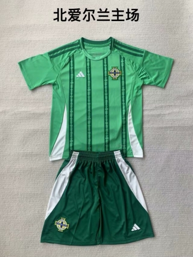 2024/25 Northern Ireland Home Green Soccer Uniform-208