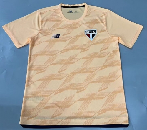 2024/25 São Paulo FC Goalkeeper Yellow Thailand Soccer Jersey AAA-908