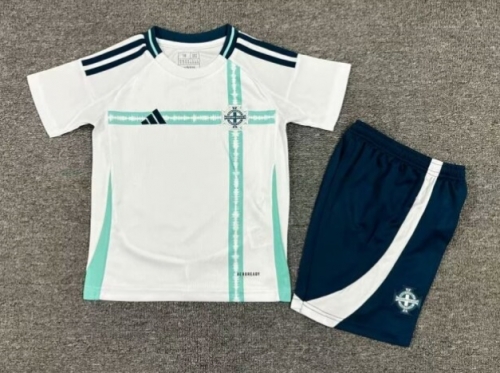 Kids 2024/25 Northern Ireland Away White Kids/Youth Soccer Uniform-522/1040/208