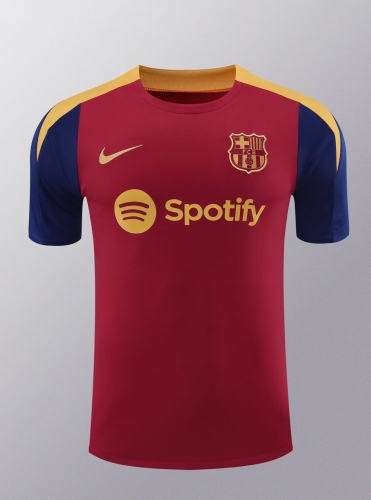2024/25 Barcelona Red Thailand Soccer Training Jerseys-418