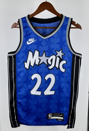 2022 Season Retro Version NBA Orlando Magic Blue #22 Jersey-311